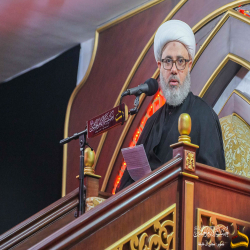 التغطية المصورة للقراءة الحسينية ليلة استشهاد الإمام زين العابدين (ع) بحسينية الإمام الحسين (ع)